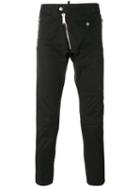 Dsquared2 - Asymmetric Skinny Trousers - Men - Cotton/spandex/elastane - 46, Black, Cotton/spandex/elastane