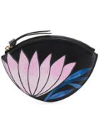 Chloé Flower Zipped Wallet - Blue