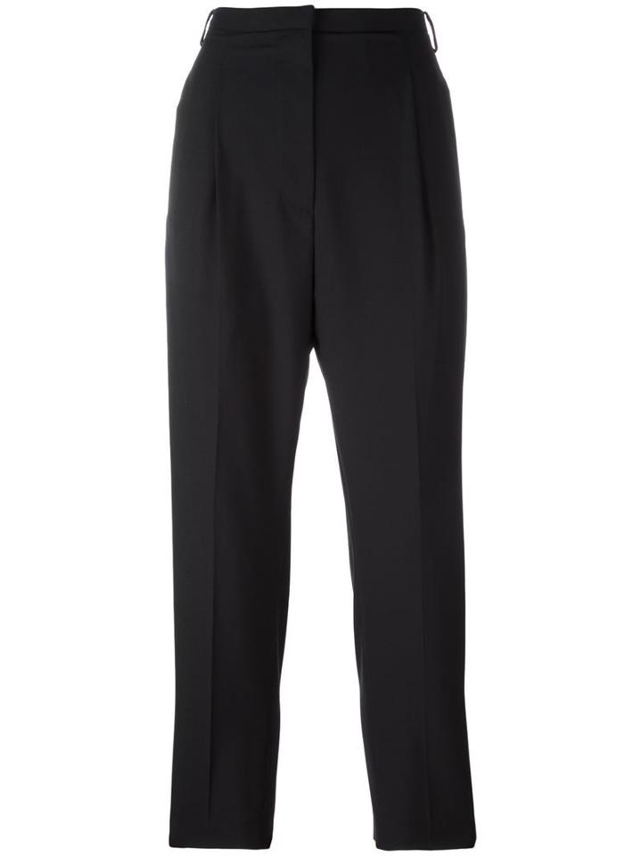 Golden Goose Deluxe Brand Cropped Tailored Trousers, Women's, Size: Small, Blue, Cupro/virgin Wool