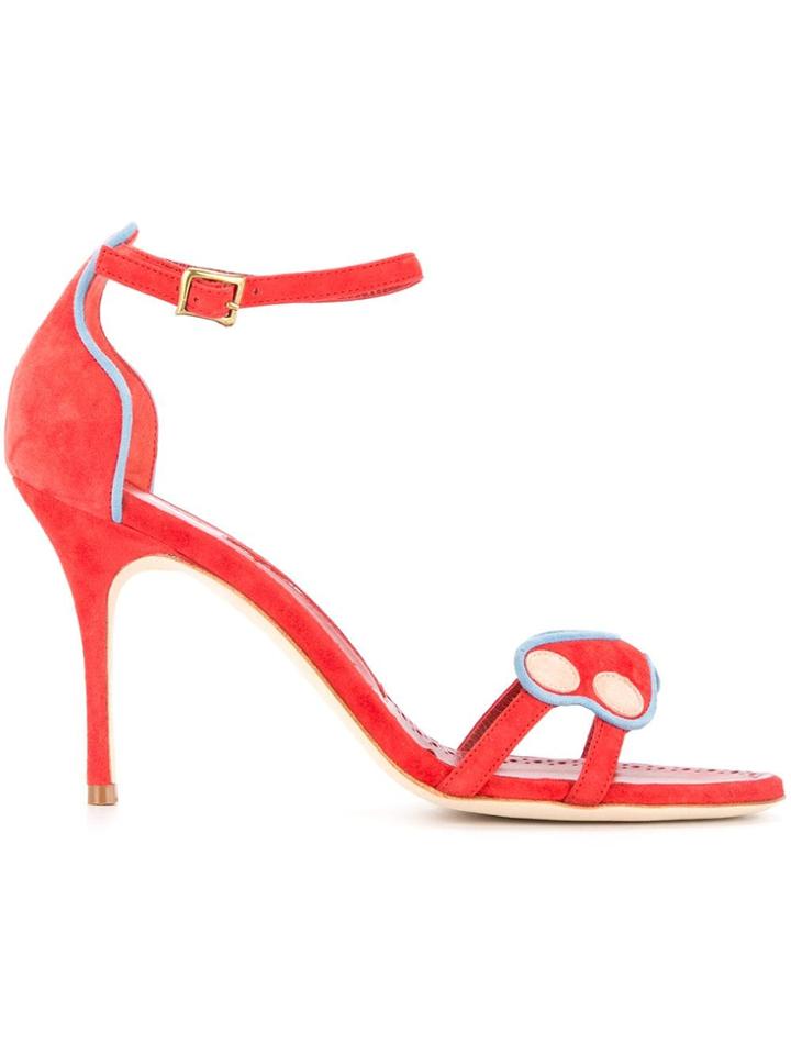 Manolo Blahnik Diaghisan 90 Pumps - Red