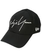 Yohji Yamamoto Logo Embroidered Cap - Black
