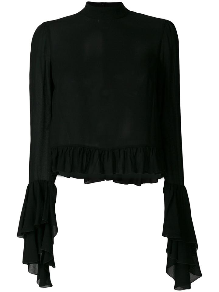 Giamba Fitted Knitted Sweater - Black
