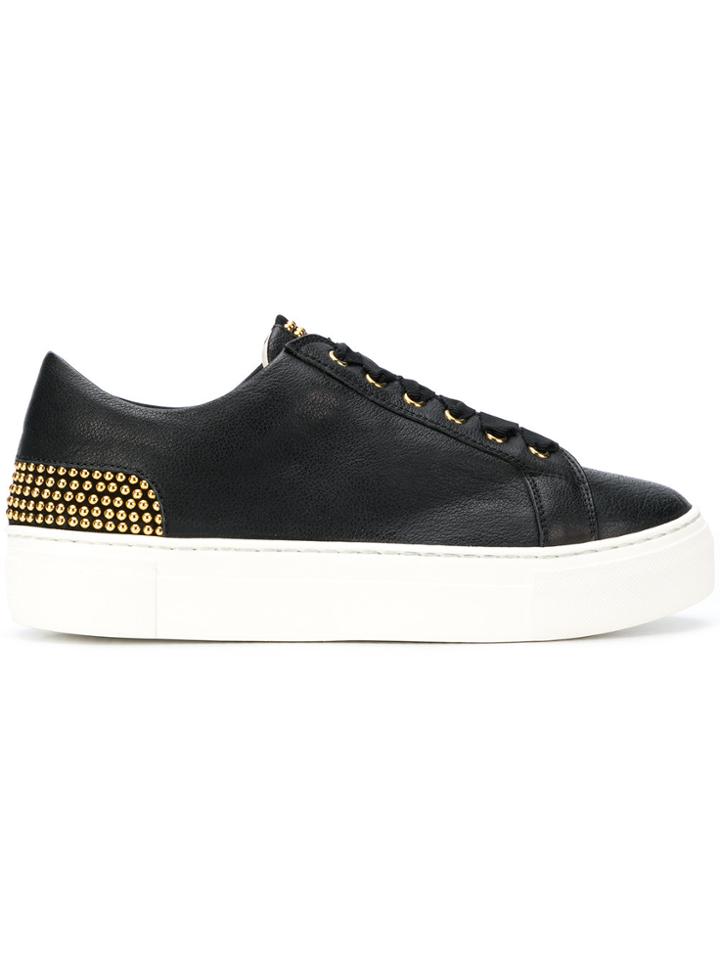 Agl Studded Low-top Sneakers - Black