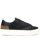 Agl Studded Low-top Sneakers - Black