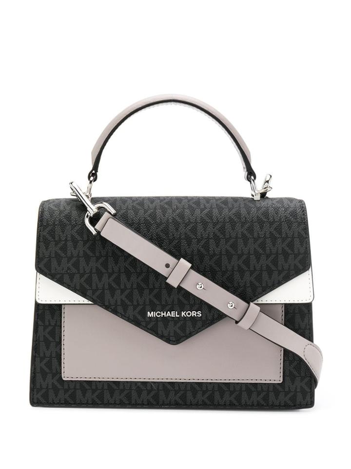 Michael Michael Kors Structured Shoulder Bag - Grey
