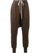 Rick Owens Drkshdw 'prisoner' Sweatpants, Men's, Size: Xs, Brown, Cotton