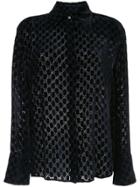 Gucci Vintage Long Sleeve Top - Blue