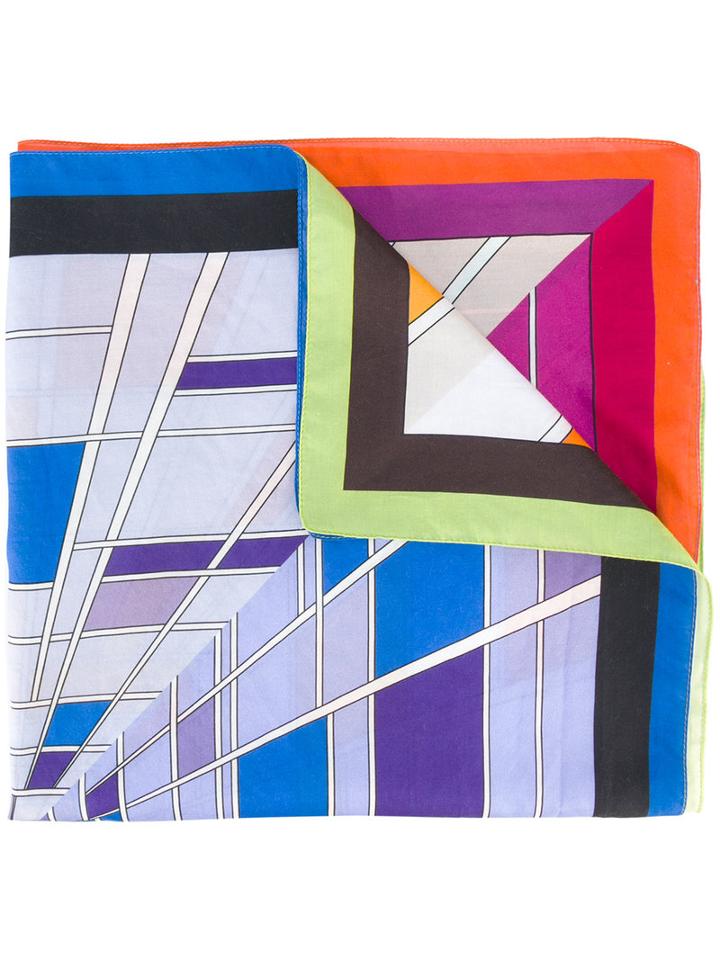 Faliero Sarti Colour Block Scarf, Women's, Cotton/silk