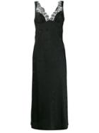 Mcq Alexander Mcqueen Long Sparrow Print Dress - Black