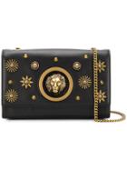 Versus Embellished Cross Body Bag - Black