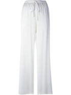 P.a.r.o.s.h. 'safira' Trousers, Women's, White, Silk/spandex/elastane