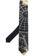 Prada Architecture Print Tie - Black