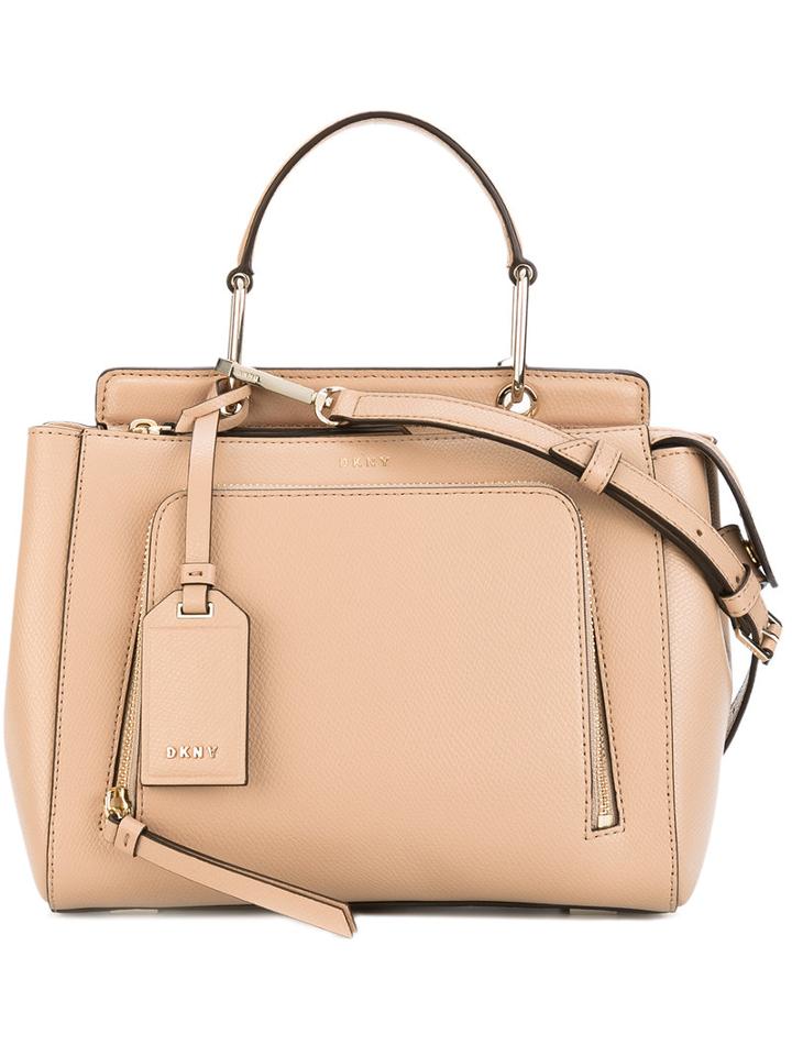 Donna Karan - Small Tote - Women - Calf Leather - One Size, Nude/neutrals, Calf Leather