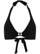 Tory Burch Halter Bikini Top - Black