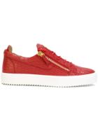 Giuseppe Zanotti Design Frankie Hi-top Sneakers - Red