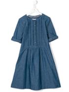 Burberry Kids Flared Dress, Girl's, Size: 14 Yrs, Blue