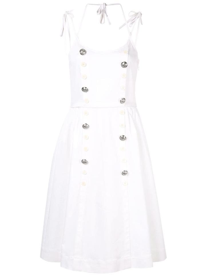 Dice Kayek Double Breasted Dress - White