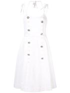 Dice Kayek Double Breasted Dress - White