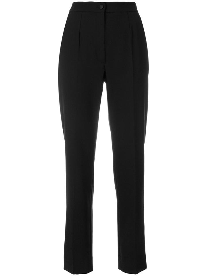 Dolce & Gabbana Slim Fit Tailored Trousers - Black