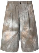 Paura Tie-dye Bermuda Shorts - Grey