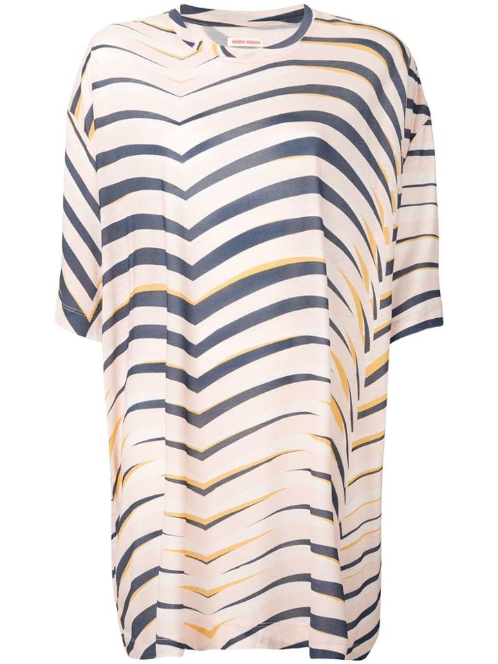 Henrik Vibskov Palm Printed Top - Neutrals