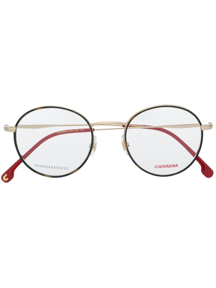 Carrera Round Shaped Glasses - Gold