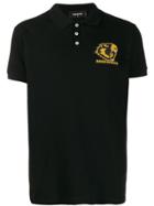 Dsquared2 Embroidered Patch Polo Shirt - Black