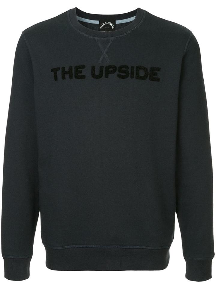 The Upside Logo Patch Sweatshirt - Blue