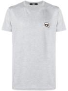 Karl Lagerfeld Ikonik Karl Patch T-shirt - Grey