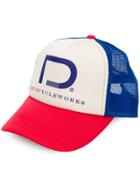 Deus Ex Machina Colour Block Printed Front Cap - Blue