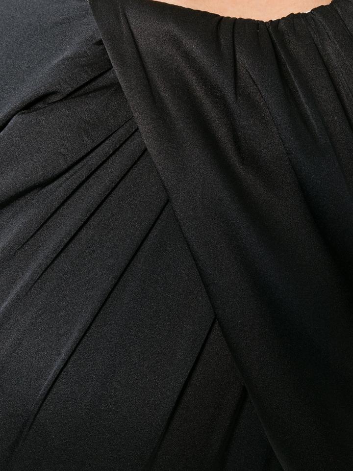 Parlor Satin Top - Black