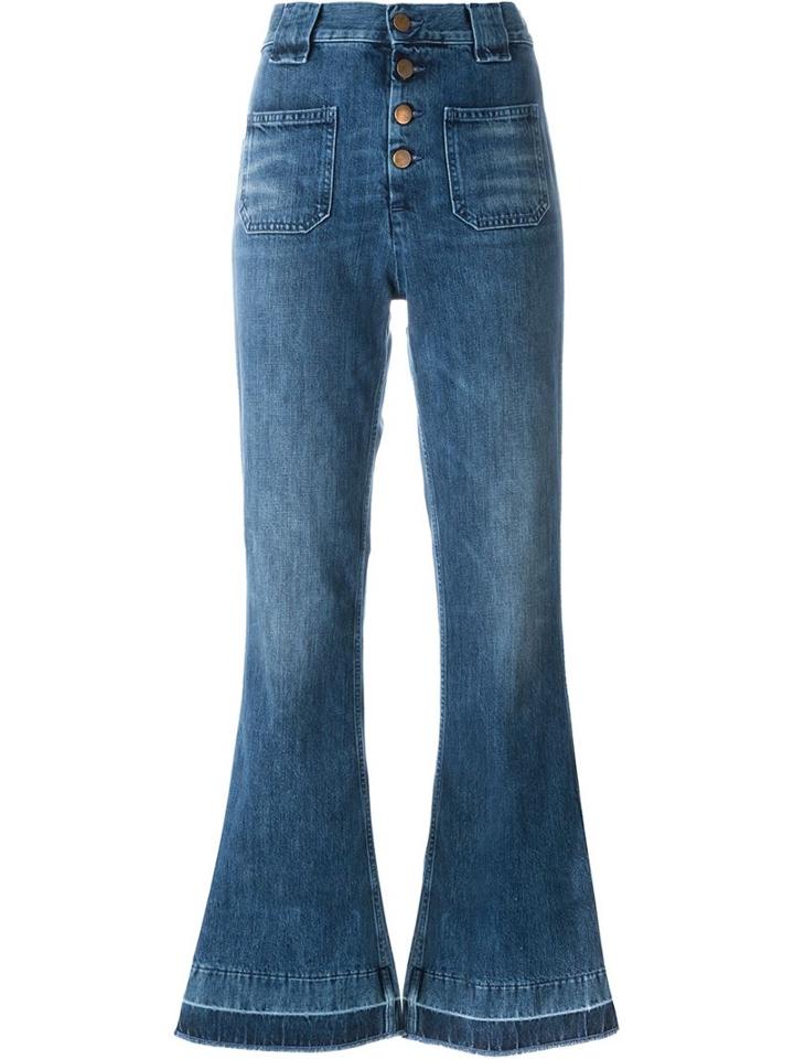 Aries Flared Jeans, Women's, Size: 27, Blue, Cotton