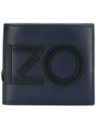 Kenzo Bi-fold Logo Wallet - Blue