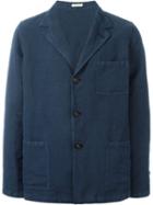 Massimo Alba Boxy Fit Jacket, Men's, Size: 50, Blue, Cotton/linen/flax