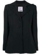 Moschino Pre-owned Single Breasted Blazer - Black