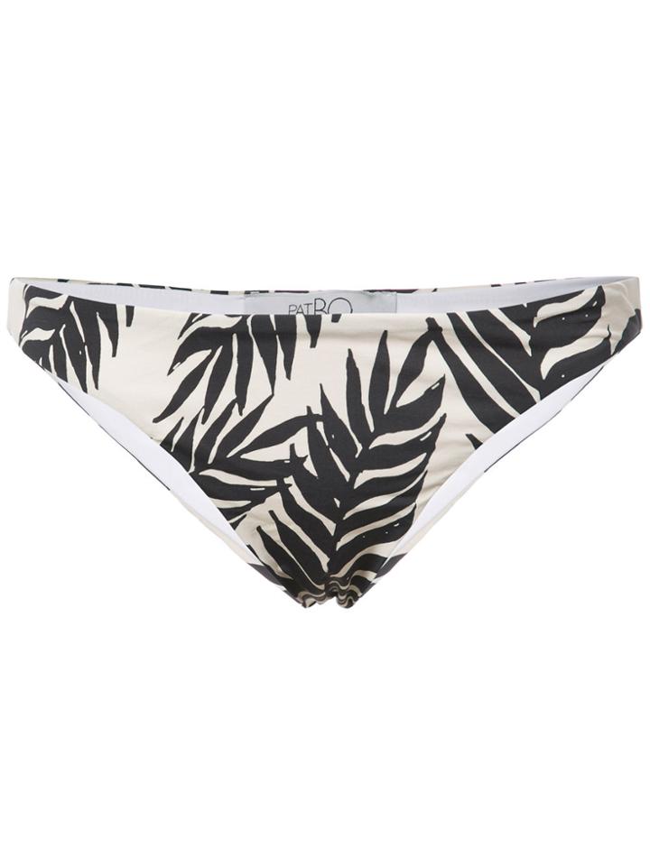 Patbo Palm Bikini Briefs - Black