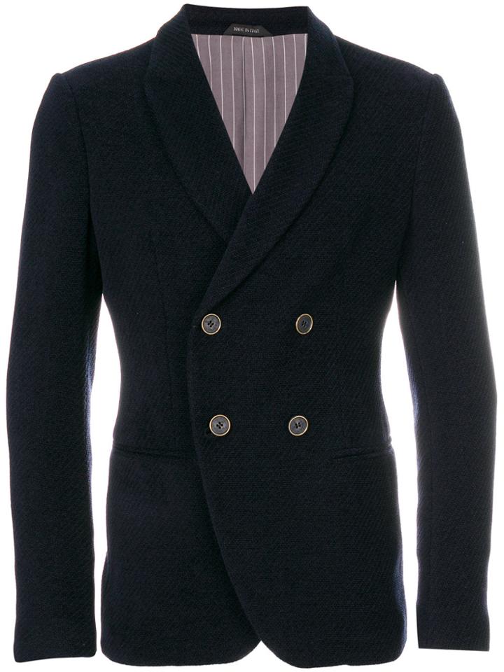 Giorgio Armani Double Breasted Jacket - Blue