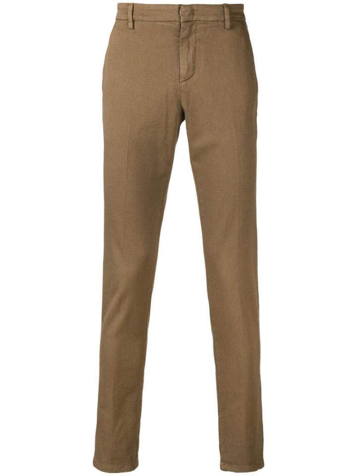 Dondup Slim Fit Trousers - Neutrals