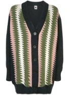 M Missoni Loose Fit Patterned Cardigan - Blue