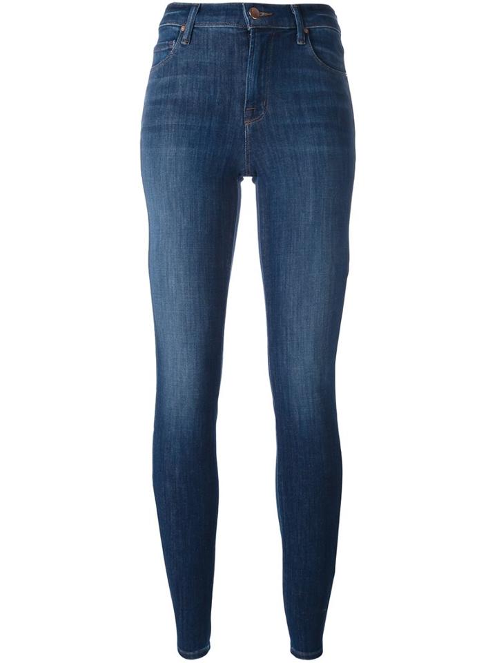 J Brand Skinny Jeans, Women's, Size: 32, Blue, Cotton/polyester/spandex/elastane