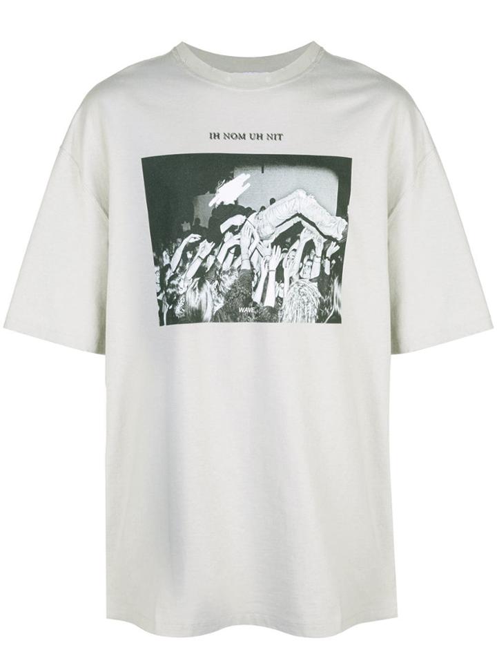 Ih Nom Uh Nit Photographic Print T-shirt - Grey