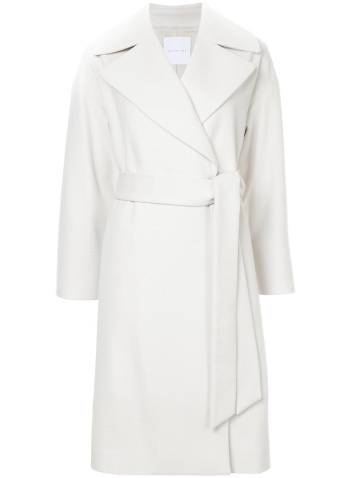 Estnation Classic Trench Coat - White