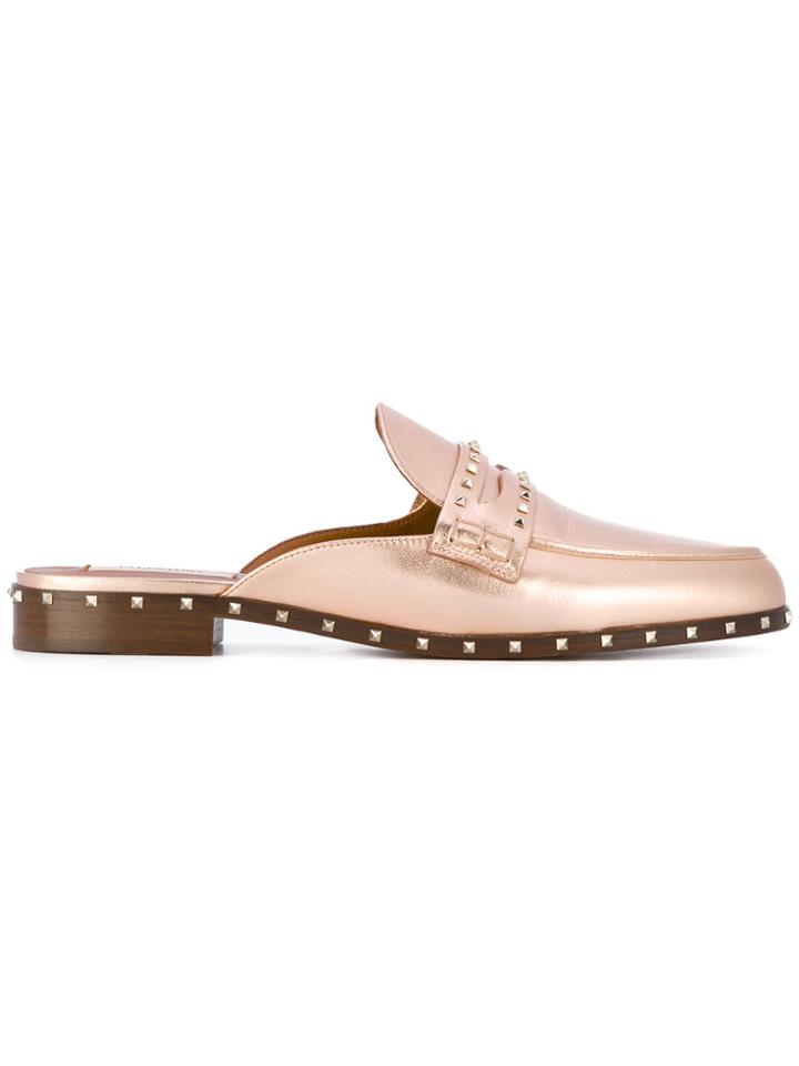 Valentino Pewter Soul Rockstud Mules - Metallic