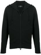 Hydrogen Logo Printed Hoodie - Black