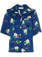 Racil Tony Hawaiian Shirt - Blue