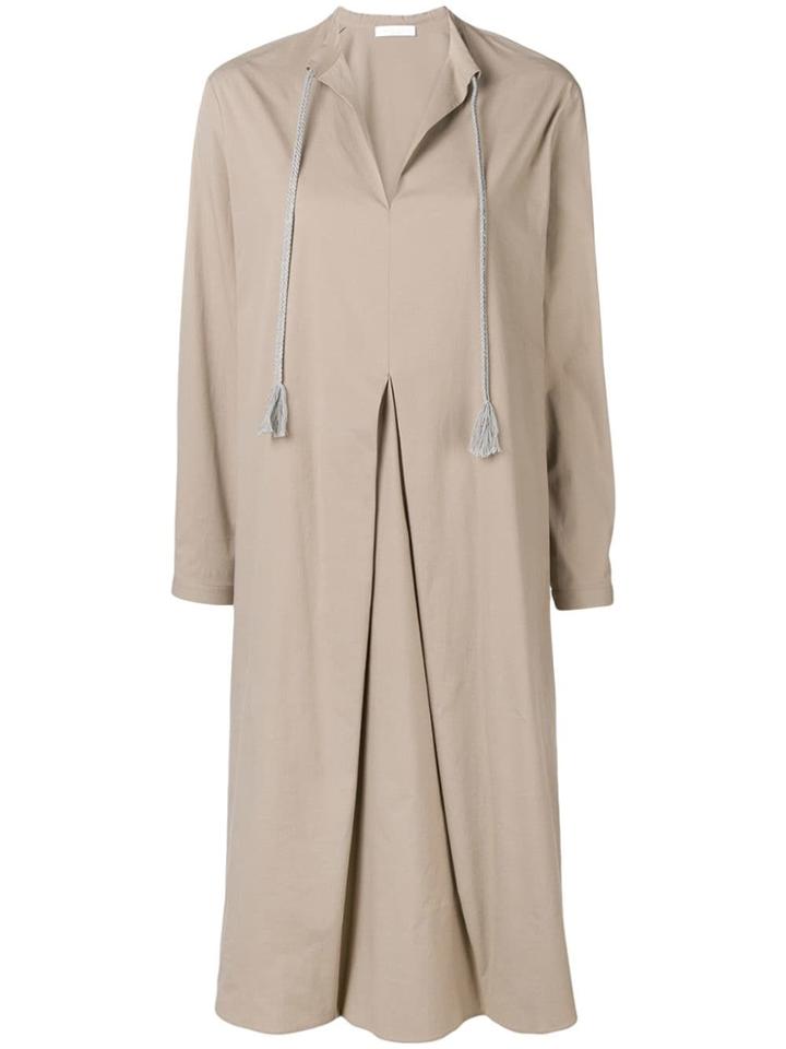 Fabiana Filippi Boxy Shirt Dress - Neutrals