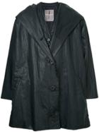 Issey Miyake Two-piece Vest And Oversized Coat - Black