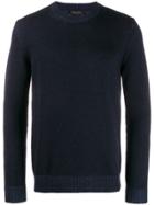 Roberto Collina Long Sleeve Knitted Jumper - Blue