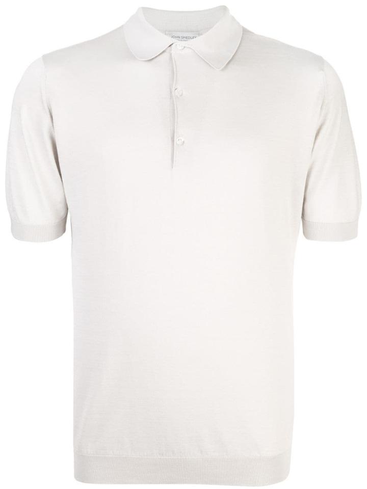 John Smedley Adrian Polo Shirt - Neutrals