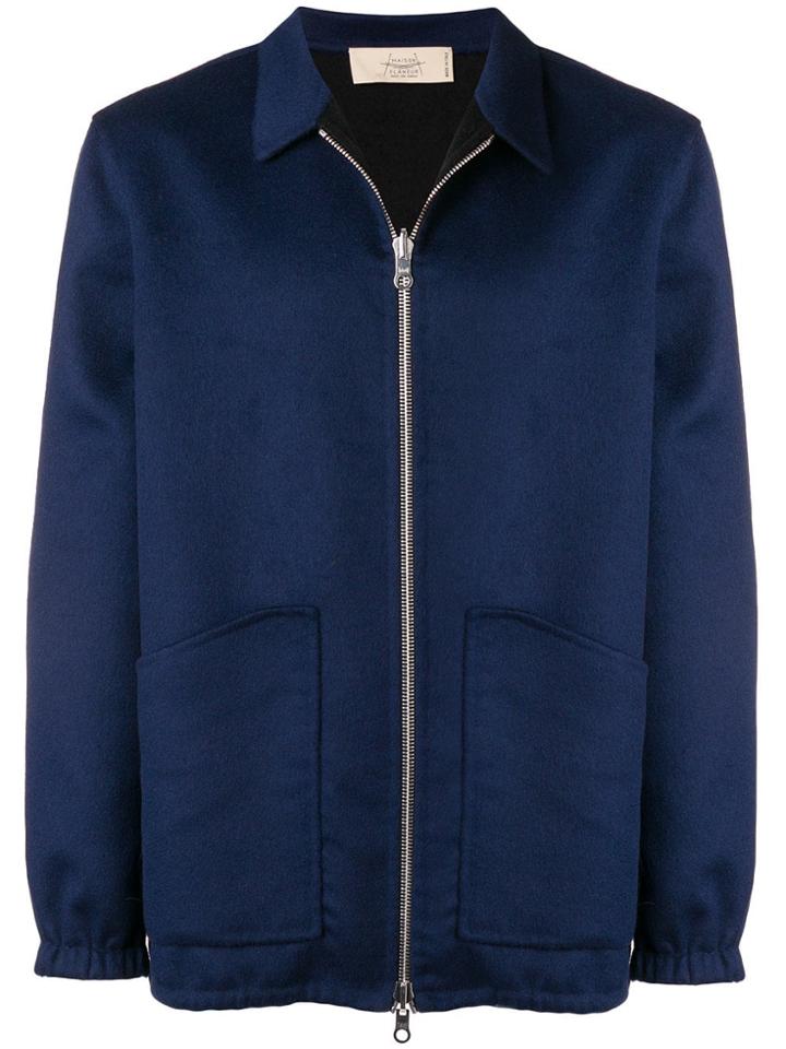 Maison Flaneur Zipped Jacket - Blue